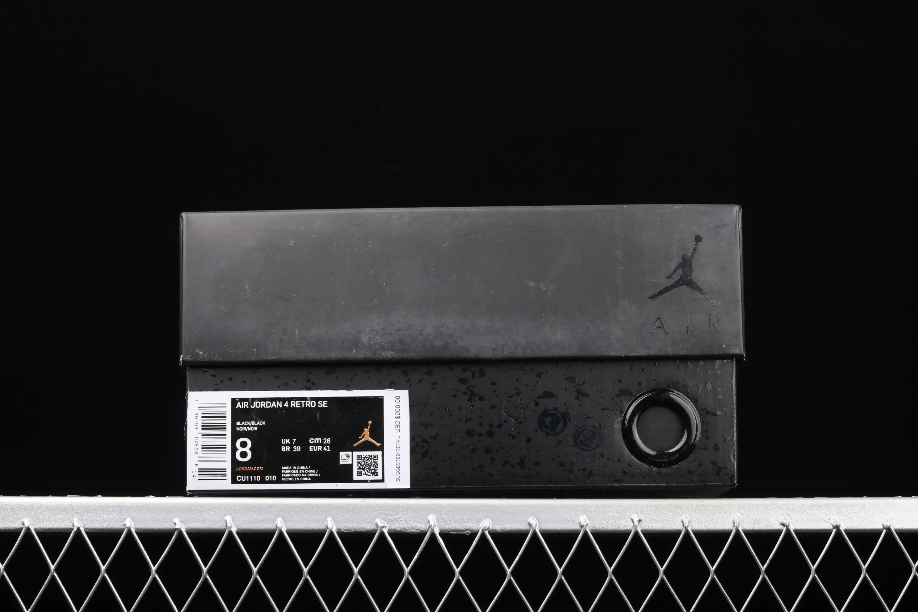 All Categories Air Jordan Jordan Series Basketball Shoes Air Jordan 4 Pure Original Air Jordan 4 "Black Cat" AJ4 Joe 4 Black Cat First Layer Authentic Standard CU1110-010